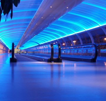 Manchester airport bridge